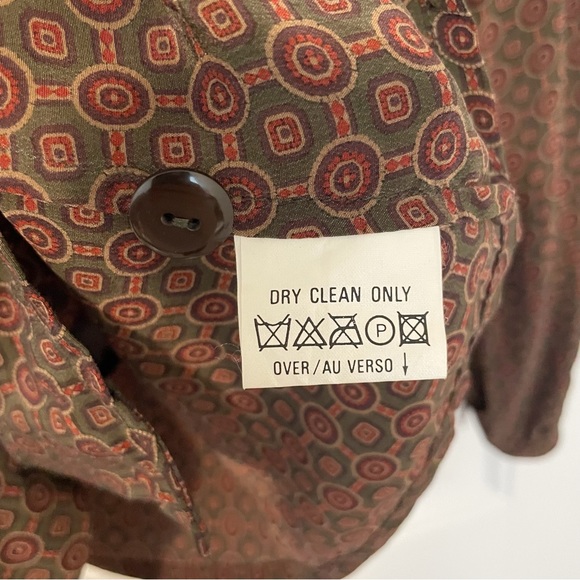 Liz Claiborne Petite Vintage Silk Blouse Size 8 Petite - Picture 5 of 11